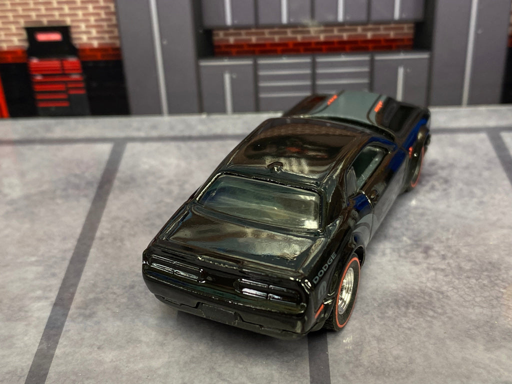 Custom Hot Wheels 2018 Dodge Challenger SRT Demon Black and