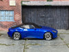 Custom Hot Wheels - 2023 Nissan Z - Blue - Chrome Track Wheels - DUNLOP Rubber Tires