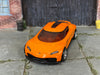 Custom Hot Wheels - Koenigsegg Gemera - Orange - Chrome BBS Wheels - Rubber Tires