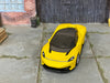 Custom Hot Wheels - PININFARINA BATTISTA - Custom Satin Clearcoat Over Yellow - Chrome BBS Wheels - Rubber Tires