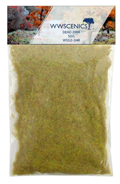 WWScenics 2 mm Dead Static Grass Refill 500 ml