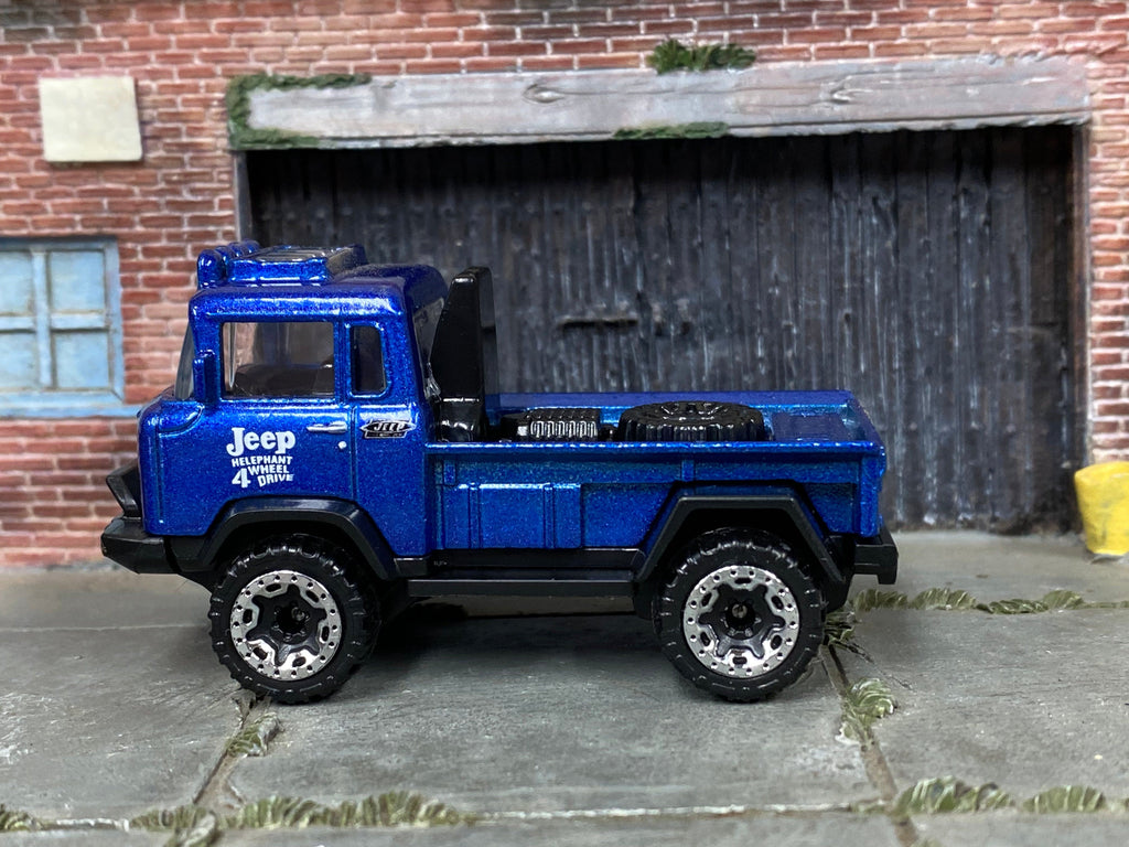 Hot wheels blue jeep sales