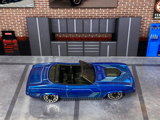 Loose Hot Wheels - Plymouth Barracuda Convertible - Blue