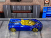 Loose Hot Wheels -2017 Pagani Huayra Roadster - Blue and Gold