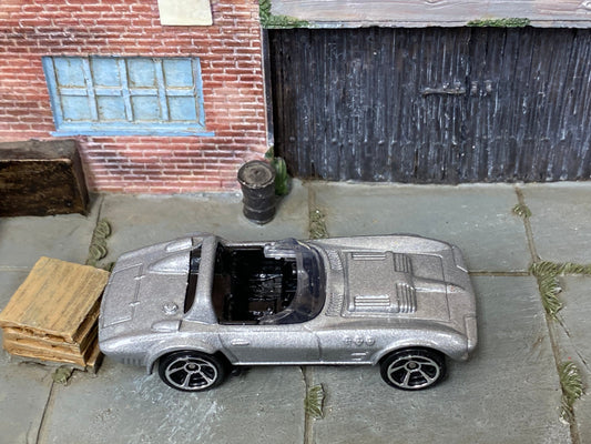 Loose Hot Wheels - Chevy Corvette Grand Sport Roadster - Silver