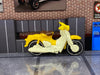 Loose Hot Wheels - Honda Super Cub Motorcycle - Yellow and White