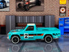 Loose Hot Wheels - Mazda REPU Mini Truck - Teal, White, Black and Red 2