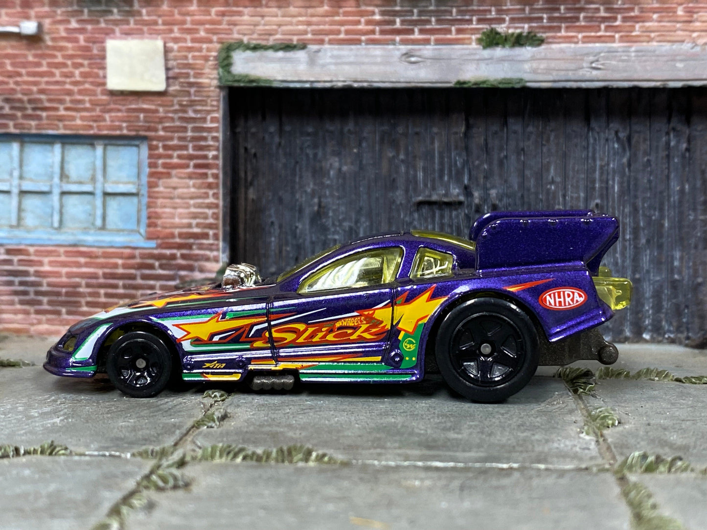 Loose Hot Wheels - Mustang Funny Car Dragster - Purple