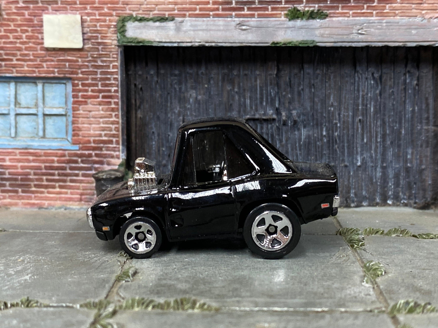 Loose Hot Wheels - Tooned 1970 Dodge Charger - Black