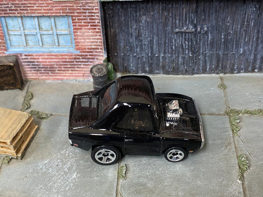 Loose Hot Wheels - Tooned 1970 Dodge Charger - Black