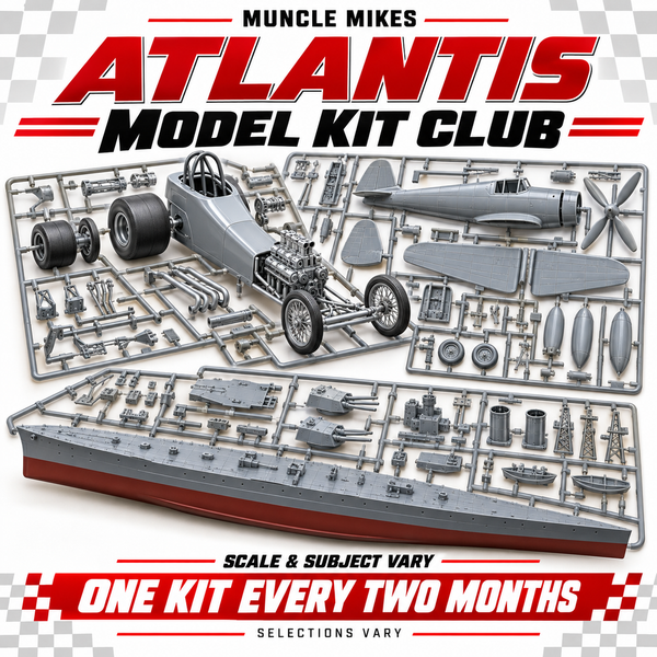 Atlantis Model Kit subscription club — representative selections