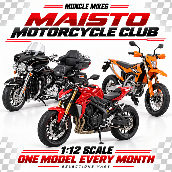 Maisto Motorcycle subscription club — representative selections