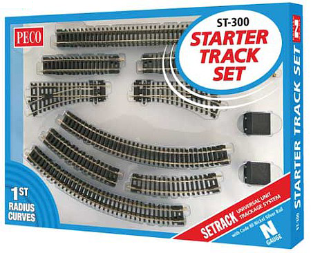 Peco ST-300 first radius N gauge starter track set original package