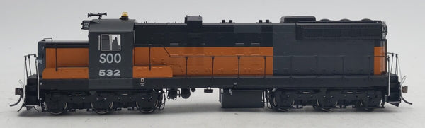 Rapido 50634 HO SOO Line EMD SD10 locomotive 532, left side