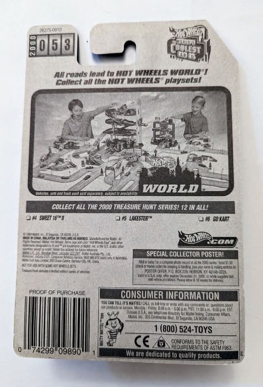 Hot Wheels Treasure Hunt 2000 - Lakester - Green