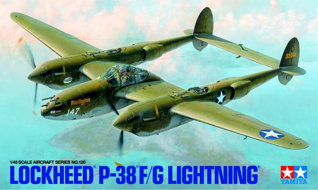 Tamiya 1/48 Lockheed P-38 F/G Lightning – 61120 — exact product reference