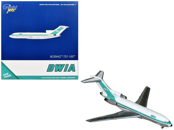 GeminiJets British West Indian Airways Boeing 727-100 9Y-TCO 1:400 GJBWA2376, product image 1