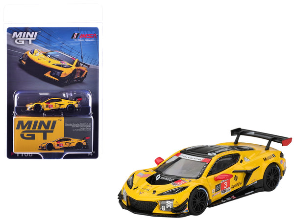 MINI GT 1:64 Chevrolet Corvette Z06 GT3.R #3 Pratt Miller, 24 Hours of Daytona 2025.