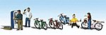 Woodland Scenics HO Bicycle Buddies Figures – A1904 exact product image