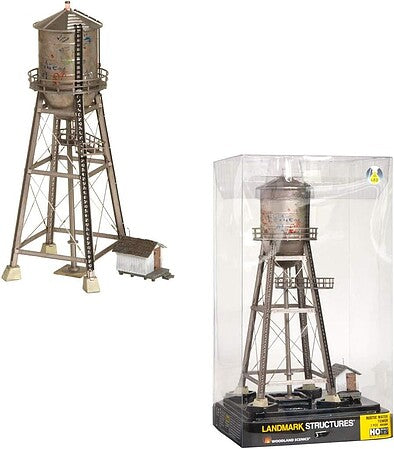 Woodland Scenics BR5064 Rustic Water Tower - Built & Ready - HO Scale - product image