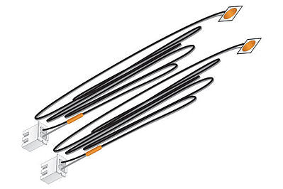 Woodland Scenics JP5740 Warm White Stick-On LED Lights - product image