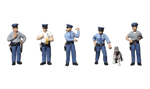 Woodland Scenics A1822 Policemen HO scale figures