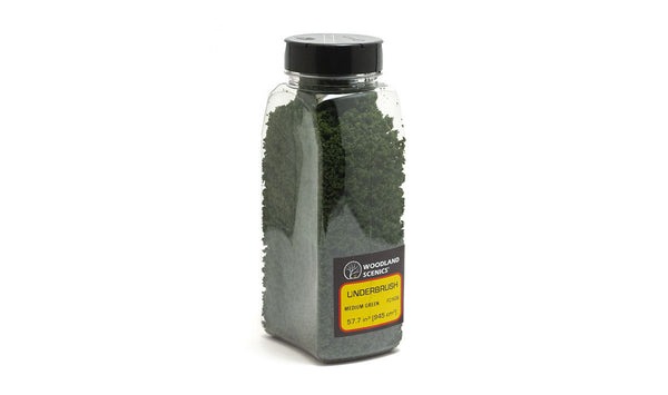 Woodland Scenics FC1636 Medium Green Underbrush retail package