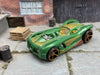2018 Hot Wheels 16 Angels Pearl Green Yellow And Brown White Scallops On Top And Sides - $2 BARGAIN BIN!