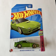 Collectable Carded Hot Wheels 2022 - 1989 Mazda Savanna RX-7 FC3S - Green
