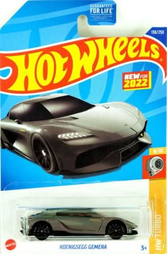 Collectable Carded Hot Wheels 2022 - Koenigsegg Gemera - Gray