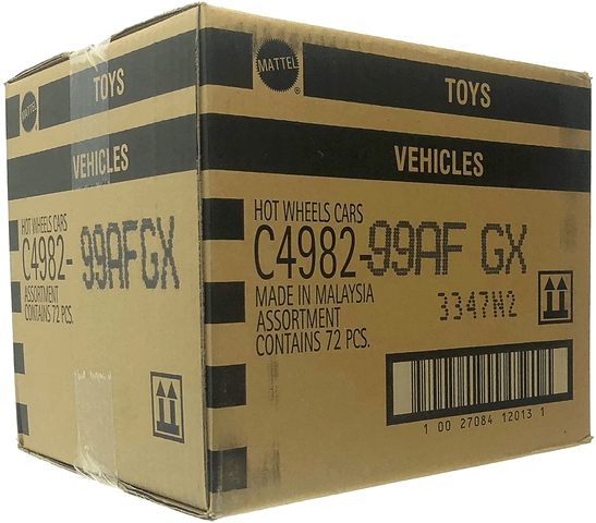 Collectable Carded Hot Wheels - FACTORY SEALED CASE - 72 Count Random Case Basic Factory Sealed