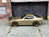 Custom Hot Wheels 1989 Porsche 944 Turbo In Gold With Black and Gold 4 Spoke Wheels With Rubber Tires