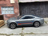 Custom Hot Wheels 2015 Ford Mustang GT In Gray With Smoked Chrome Factory 5 Spoke Wheels With Rubber Tires
