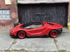 Custom Hot Wheels - 2016 Lamborghini Centenario Roadster - Red - Red 4 Spoke Wheels - Rubber Tires