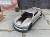 Custom Hot Wheels - 2018 Camaro COPO - Silver - Black 5 Spoke Deep Dish Racing Wheels - Rubber Tires