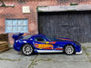 Custom Hot Wheels - Dodge Viper SRT10 ACR - Blue Hot Wheels - Chrome BBS Wheels - Rubber Tires