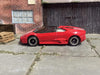 Custom Hot Wheels Lamborghini Reventon Roadster In Red With Black and Chrome 5 Spoke Race Wheels With Rubber Tires
