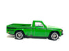 Custom Hot Wheels - Mazda REPU Mini Truck - Green - Chrome BBS Wheels - Rubber Tires