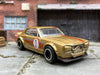 Custom Hot Wheels Nissan Skyline H/T 2000GT-X in Gold 2 with Chrome and Black Smooth Wheels with Firestone Rubber Tires