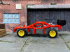 Custom Hot Wheels - Roll Cage Dune Buggy San Rail - Red - Yellow Bead Lock Wheels - Off Road Rubber Tires