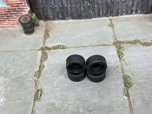 Custom Hot Wheels Wheels and Matchbox Rubber Tires - Treaded 10mm Rubber Tire Set