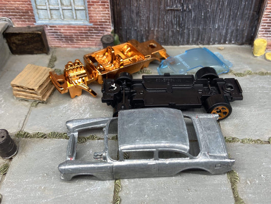 DIY Custom Hot Wheels Kit 1955 Chevy Gasser Copper Edition Custom Bare Metal Hot Wheels Build Your Own Custom Hot Wheels!