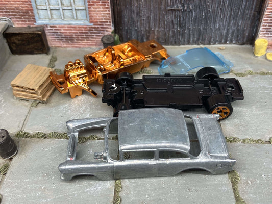 DIY Custom Hot Wheels Kit 1955 Chevy Gasser Copper Edition Custom Bare Metal Hot Wheels Build Your Own Custom Hot Wheels!
