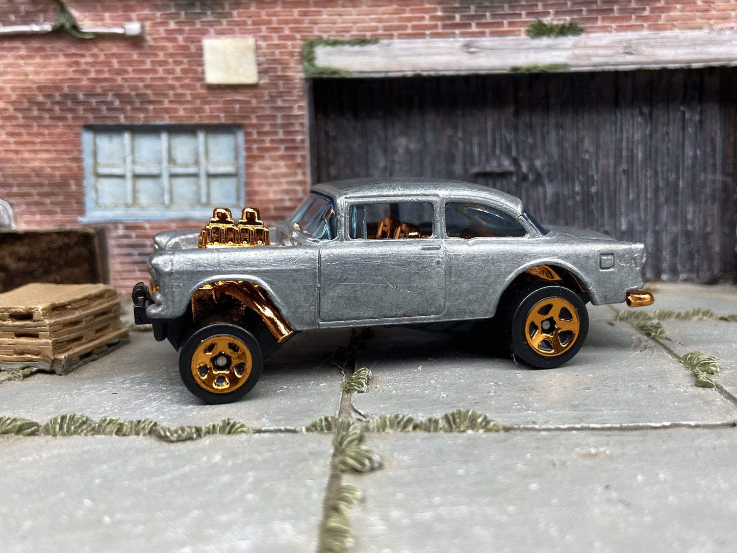 DIY Custom Hot Wheels Kit 1955 Chevy Gasser Copper Edition Custom Bare Metal Hot Wheels Build Your Own Custom Hot Wheels!