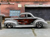 Hot Wheels 1940 Ford Coupe Dressed in Silver with Flames