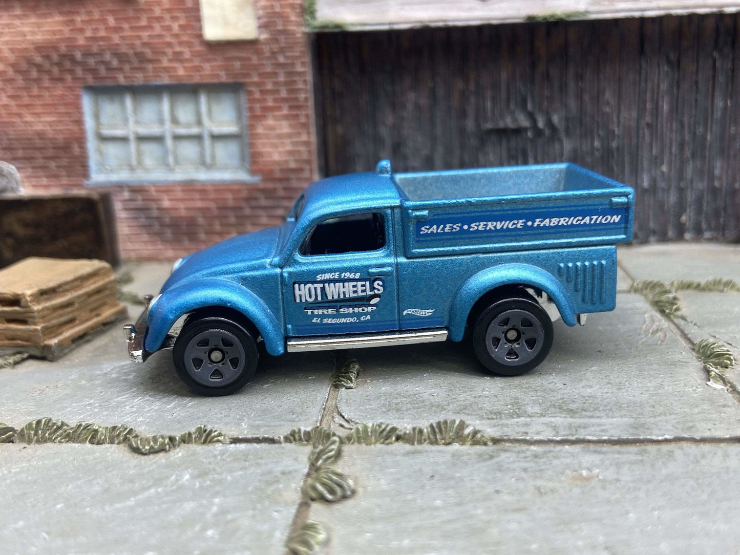 Loose Hot Wheels - 1949 VW Volkswagen Beetle Pick Up Truck - Blue