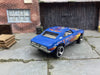 Loose Hot Wheels - 1967 Chevy Camaro - Blue with Flames - Opening Hood