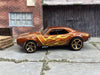 Loose Hot Wheels - 1967 Chevy Camaro - Golden Brown With Flames