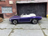Loose Hot Wheels 1969 Chevy Camaro Convertible In Purple and White