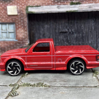 Hot Wheels 1991 GMC Syclone Pick Up Truck In Red